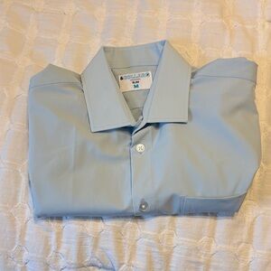 &Collar Light Blue Men's dress Shirt
